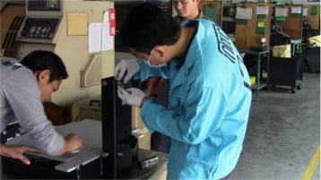 production line inspection